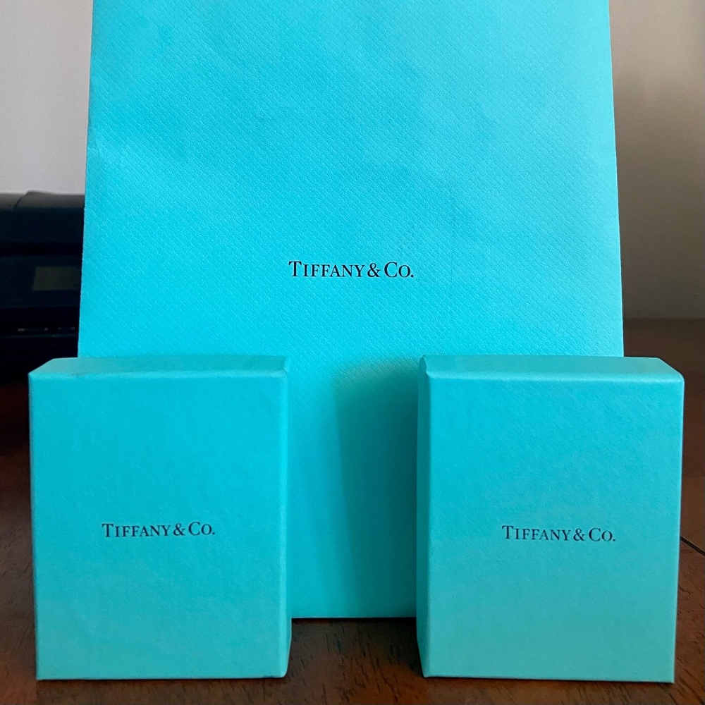 Tiffany & Co | 2 Authentic 3”x4” Boxes + 1 Bag